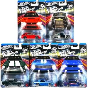 Hot Wheels 2026 Silver Series Fast & Furious Dream Lineup 25 Years Set of 5
